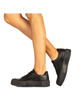 ΓΥΝΑΙΚΕΙΑ ΥΠΟΔΗΜΑΤΑ, Γυναικεία αθλητικά παπούτσια Limera μαύρα - Kalapod.gr